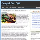 Frugal for Life Frugal for Life