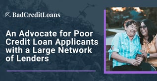 BadCreditLoans.com Connects those with Poor Credit to Willing Lenders