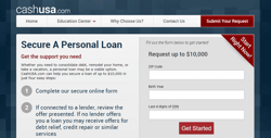 CashUSA.com — Secure a Personal Loan in 4 Easy Steps, Even With a Bad Credit Score