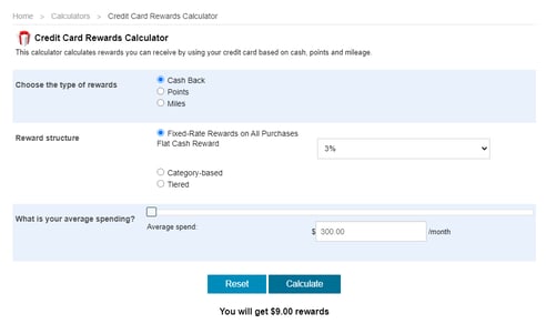 Gas Rewards Calculator Gas Rewards Calculator