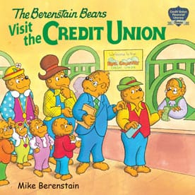 Cover art for the Berenstain Bears Visit the Credit Union book