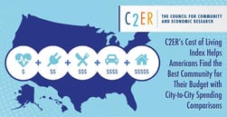 C2ER’s Cost of Living Index Helps Americans Find the Best Community for Their Budget with City-to-City Spending Comparisons
