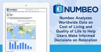 Numbeo Analyzes Worldwide Data on Cost of Living and Quality of Life to Help Users Make Informed Decisions on Relocation Numbeo Analyzes Worldwide Data on Cost of Living and Quality of Life to Help Users Make Informed Decisions on Relocation