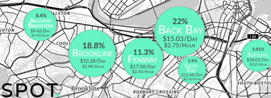 Graphic of SPOT rate map Graphic of SPOT rate map