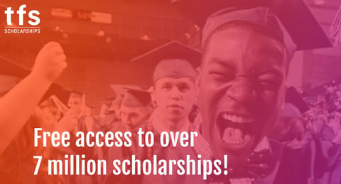 Screenshot of TFS Scholarships banner Screenshot of TFS Scholarships banner