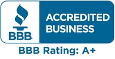 Screenshot of Better Business Bureau A+ rating