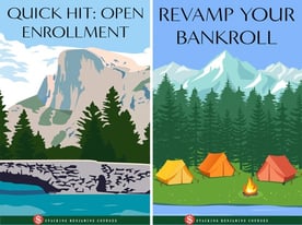 Screenshot of Stacking Benjamins course covers