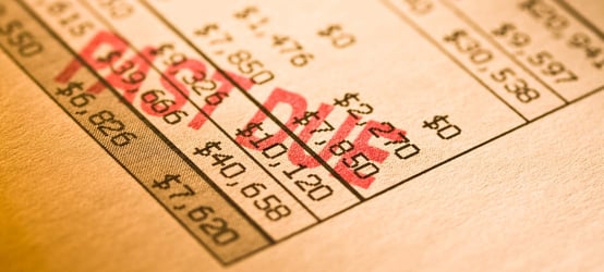 Stock photo of a past-due bill Stock photo of a past-due bill