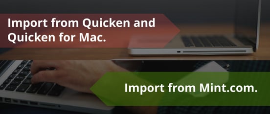 Screenshot of Quicken and Mint import for CountAbout Screenshot of Quicken and Mint import for CountAbout