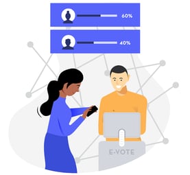 Blockchain Voting Graphic