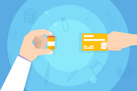 Prescription Drug Transaction Graphic Prescription Drug Transaction Graphic