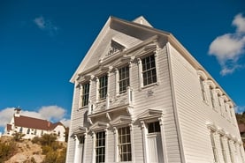 Abandoned Building in a Ghost Town