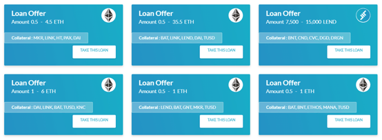 ETHLend Marketplace Screenshot ETHLend Marketplace Screenshot