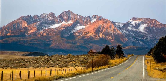 Mountains in Idaho Mountains in Idaho