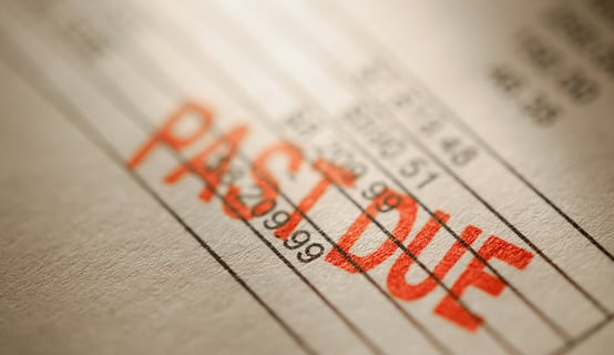 Stock photo of a past-due bill Stock photo of a past-due bill