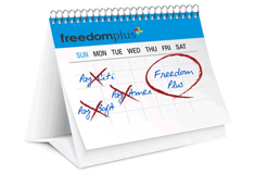 FreedomPlus Calendar Graphic FreedomPlus Calendar Graphic