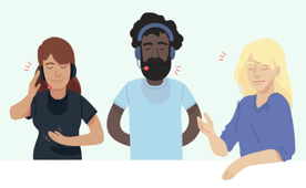 Customer Support Team Graphic Customer Support Team Graphic
