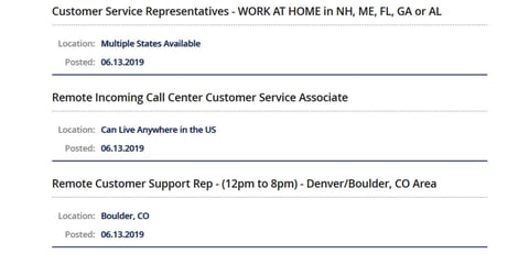 Screenshot of job listing on VirtualAssistants.com Screenshot of job listing on VirtualAssistants.com
