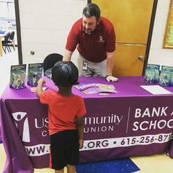 Young Student at Financial Literacy Event