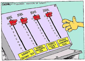 Hawaii Tax Reduction Cartoon