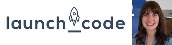 LaunchCode logo and photo of Director of Public Relations Leah Freeman LaunchCode logo and photo of Director of Public Relations Leah Freeman