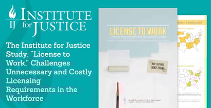 The Institute For Justice Takes On Occupational Licensing The Institute For Justice Takes On Occupational Licensing