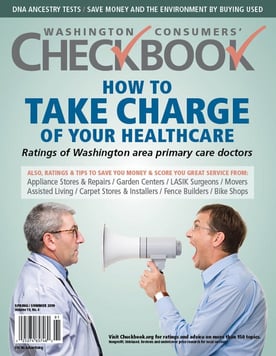 Photo of Consumers' Checkbook magazine Photo of Consumers' Checkbook magazine