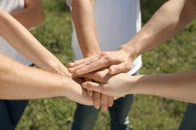Hands on Top of One Another Hands on Top of One Another