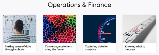 Screenshot of Digital Business Academy Operations & Finance course page Screenshot of Digital Business Academy Operations & Finance course page
