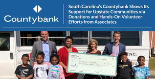 Countybank Supports Upstate South Carolina’s Local Causes