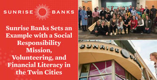 Sunrise Banks: Social Responsibility and Giving Back