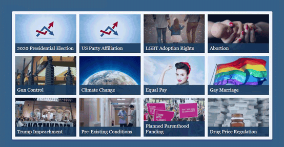 iSideWith Issues Graphic iSideWith Issues Graphic