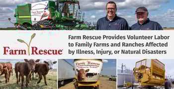 Farm Rescue Provides Volunteer Labor to Family Farms and Ranches Affected by Illness, Injury, or Natural Disasters Farm Rescue Provides Volunteer Labor to Family Farms and Ranches Affected by Illness, Injury, or Natural Disasters
