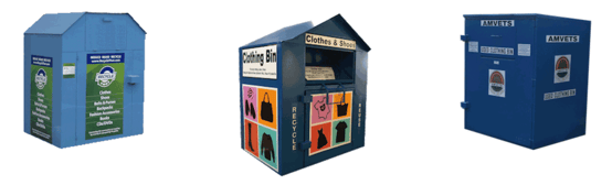 Helpsy Clothing Dropoff Bins Helpsy Clothing Dropoff Bins