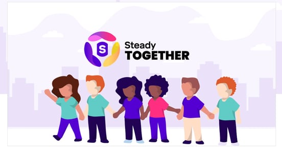 Screenshot of Steady Together initiative Screenshot of Steady Together initiative