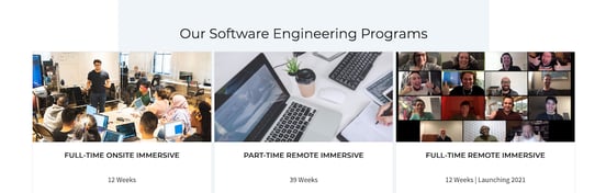 Screenshot of Codesmith programs Screenshot of Codesmith programs