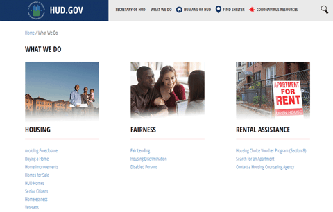 Hud.gov website Hud.gov website