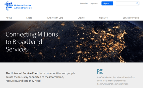 USAC.org website