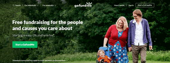 GoFundMe Screenshot GoFundMe Screenshot