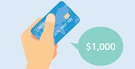 Credit Cards for Bad Credit with $1,000 Credit Limits
