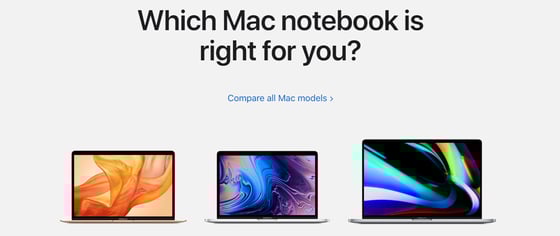 Compare Apple Mac Notebooks Compare Apple Mac Notebooks