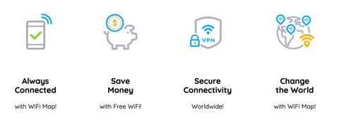 Screenshot of WiFi Map benefits
