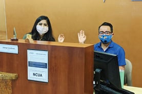 SCE Federal Credit Union Employees Wearing Masks
