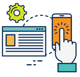 Akseleran Web and Mobile Graphic Akseleran Web and Mobile Graphic