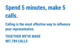 5 Calls call to action