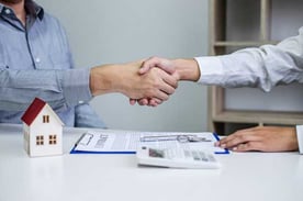 Shaking Hands Over a Home Loan