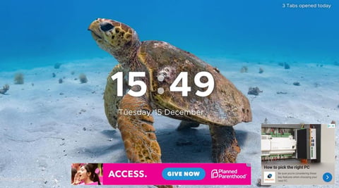 The Gener8 tabs interface The Gener8 tabs interface