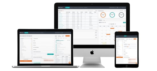 Screenshots of NextChapter interface on devices
