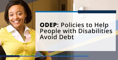 Odep Helping People With Disabilities Avoid Debt Odep Helping People With Disabilities Avoid Debt