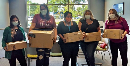 Photo of Financial Plus Credit Union employees
